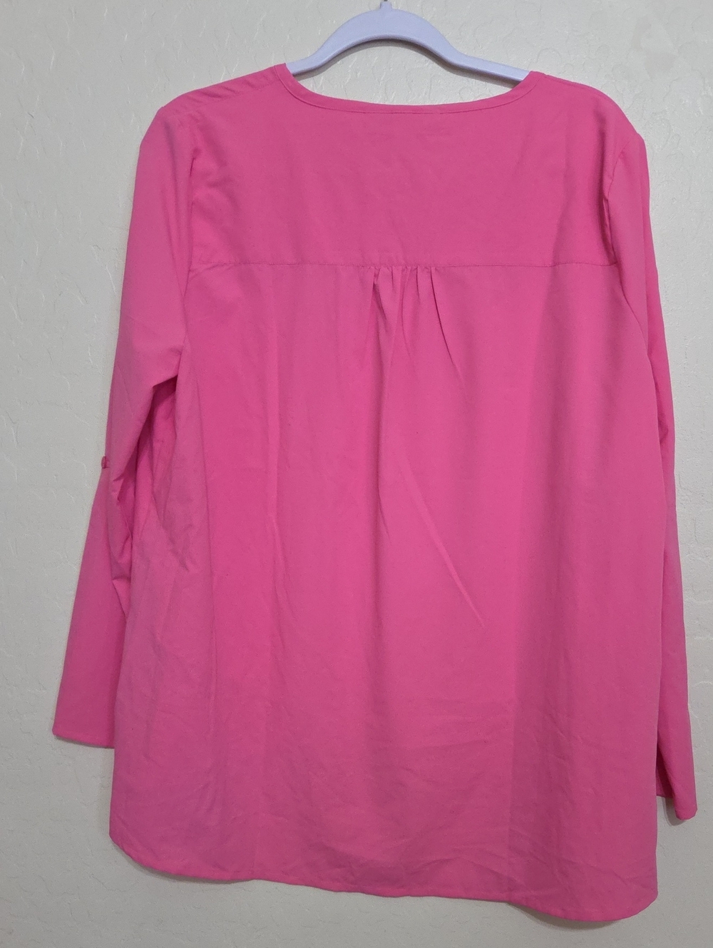 Coolibar Bubble Gum Pink Long Sleeve Sun Top - Picture 11 of 13